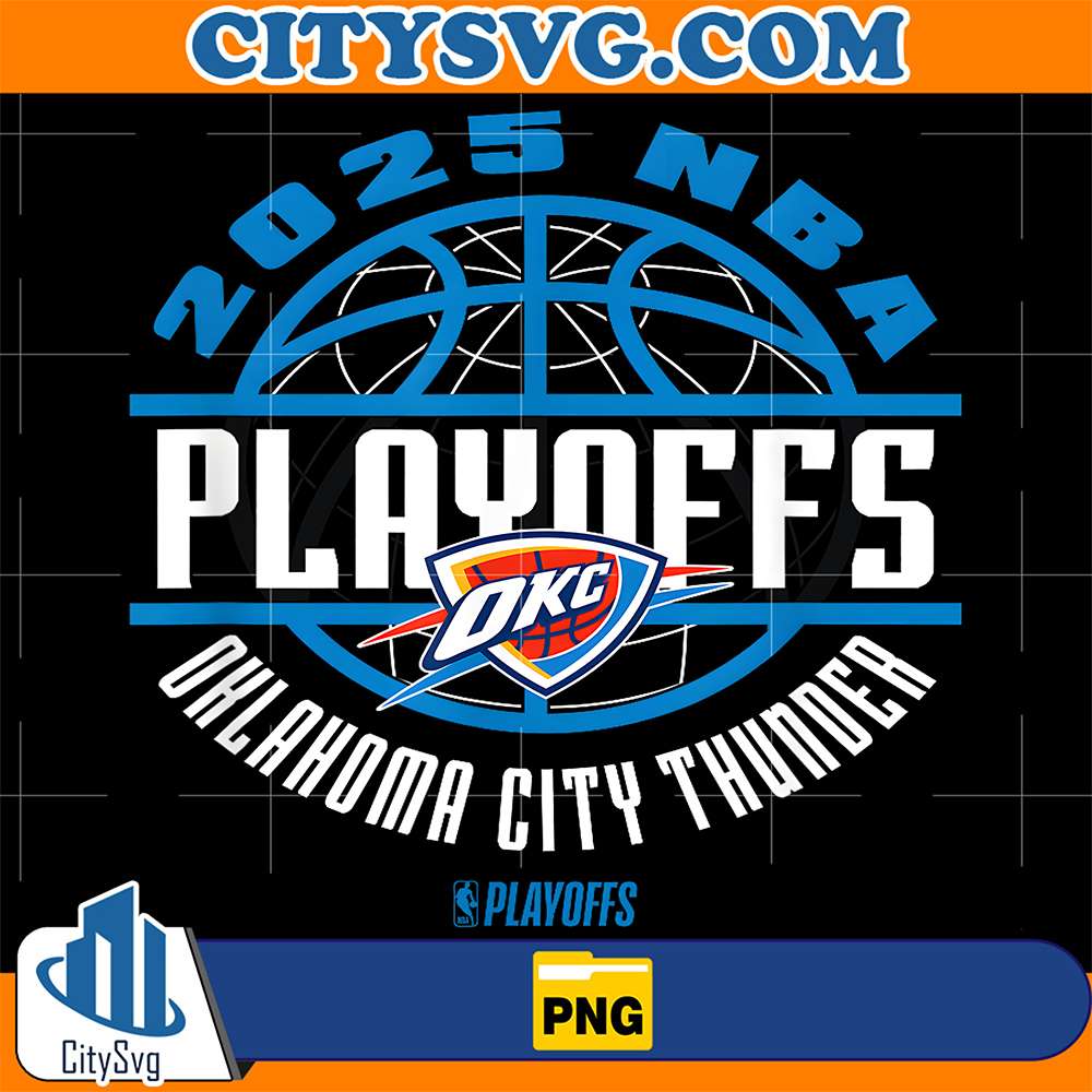 NBA-Oklahoma-City-Thunder-2025-Playoffs-Game-Time-Png