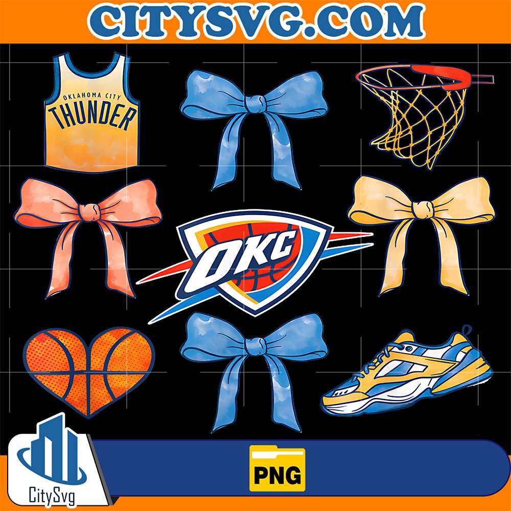 NBA-Oklahoma-City-Thunder-Bow-Grid-Png