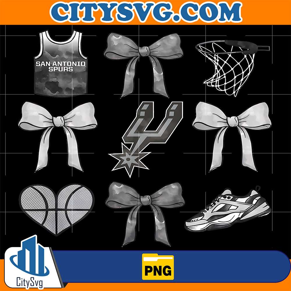 NBA-San-Antonio-Spurs-Bow-Grid-Png