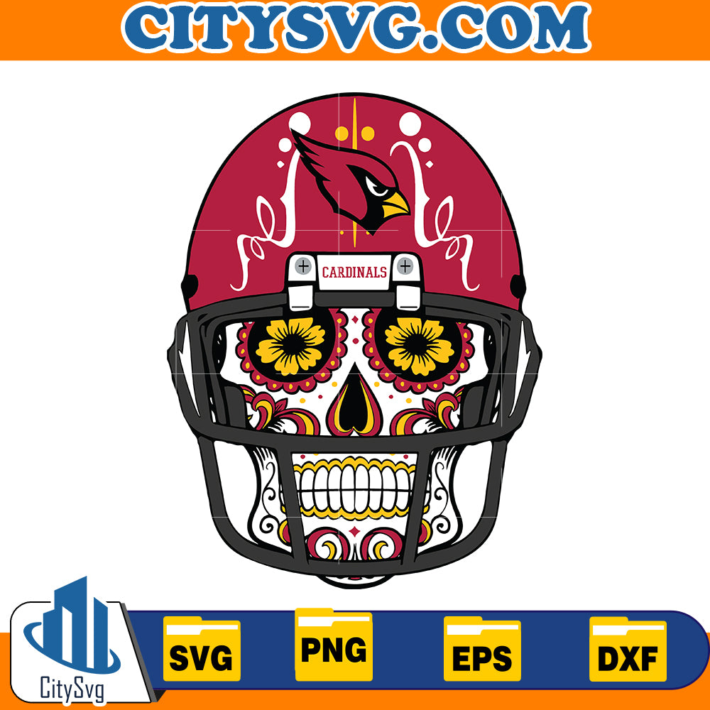 Skull Arizona Cardinals Svg