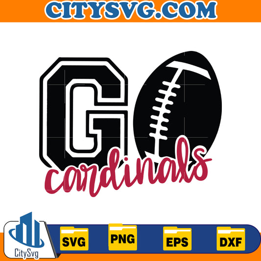 Go Cardinals Svg, Arizona Cardinals Svg