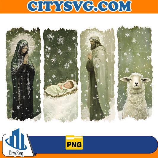 Nativity Scene Christmas Png CitySvg