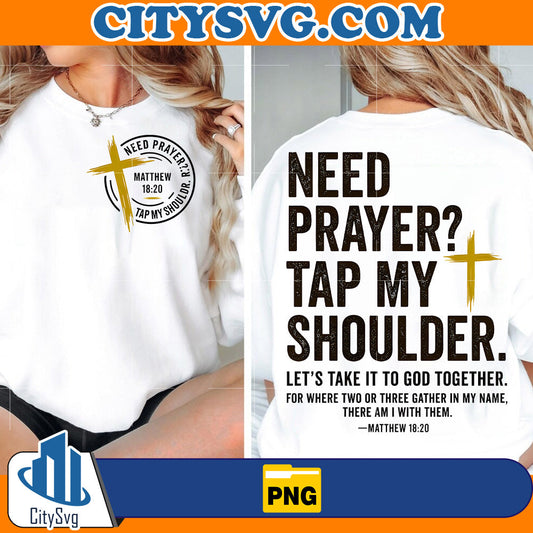 Need-Prayer-Tap-My-Shoulder-Png
