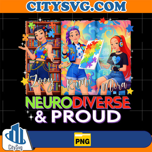 Neurodiverse-And-Poroud-K-Pop-Demon-Hunter-Png