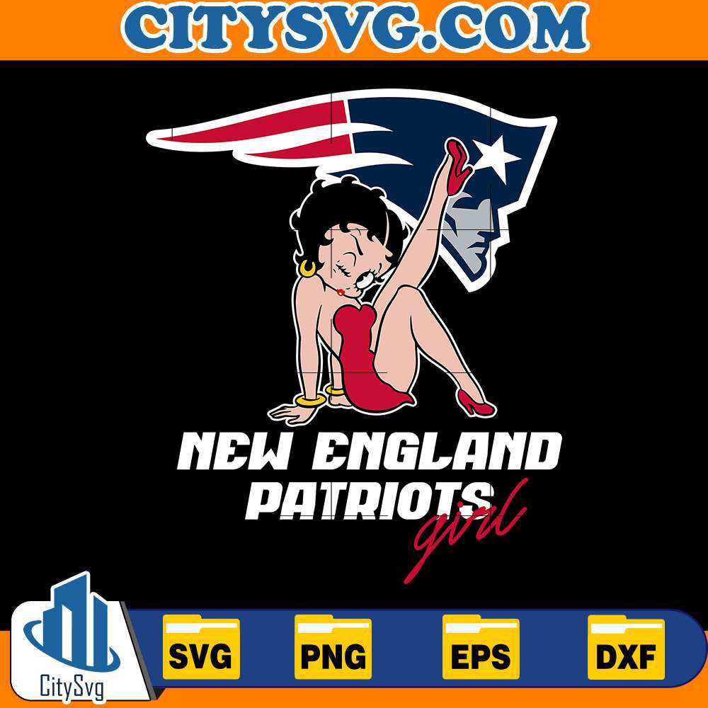 New-England-Patriots-Betty-Boop-Svg