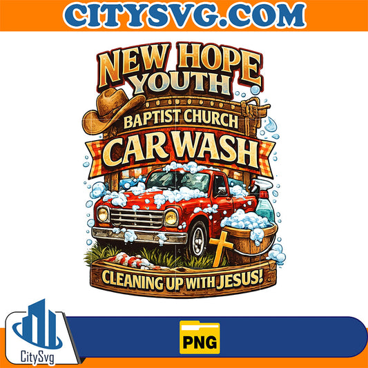 New-Hope-Youth-Car-Wash-Cleaning-Up-With-Jesus-Png