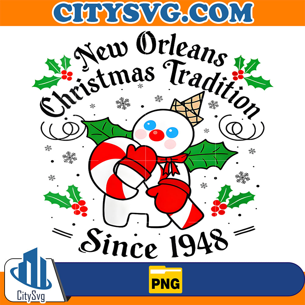 New-Orleans-Mr-Bingle-Christmas-Tradition-Snowman-Christmas-Png
