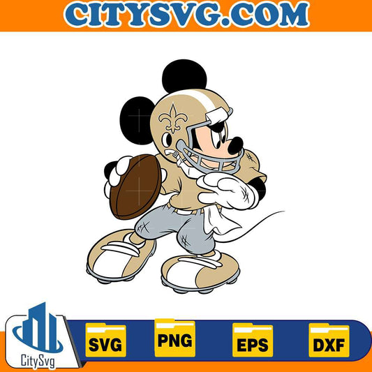 New-Orleans-Saints-Mickey-Svg