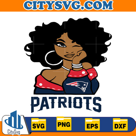 Betty Boop New England Patriots Svg