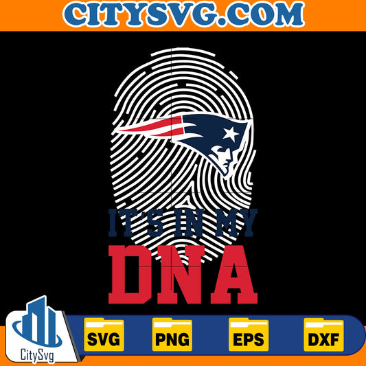 It' in my DNA New England Patriots Svg