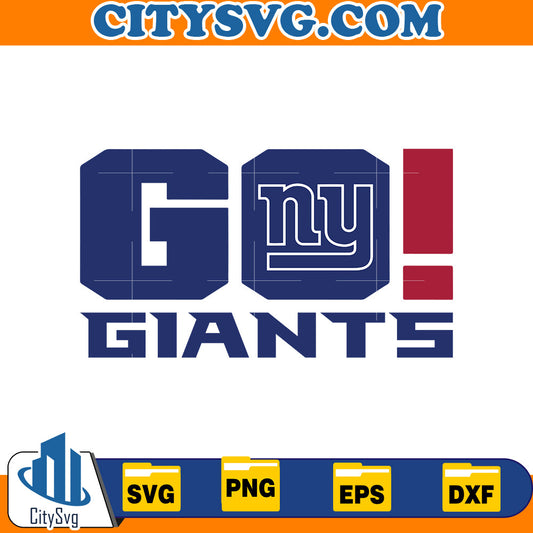 Go New York Giants Svg