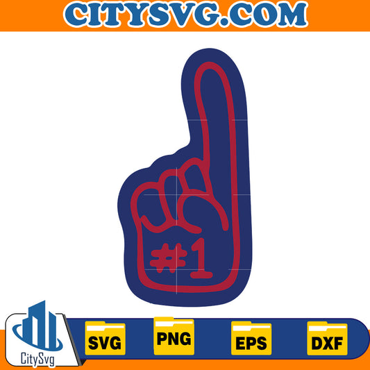 #1 New York Giants Svg