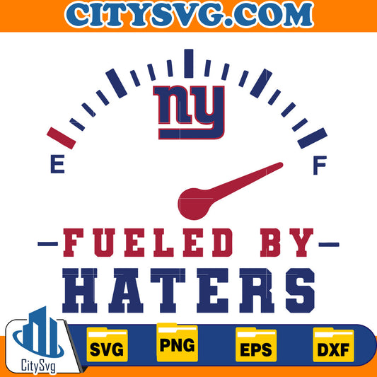 Fueled by Haters New York Giants Svg