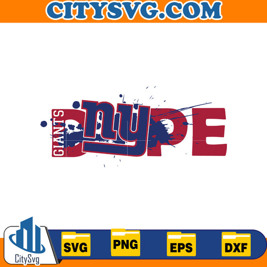 Dope New York Giants Svg