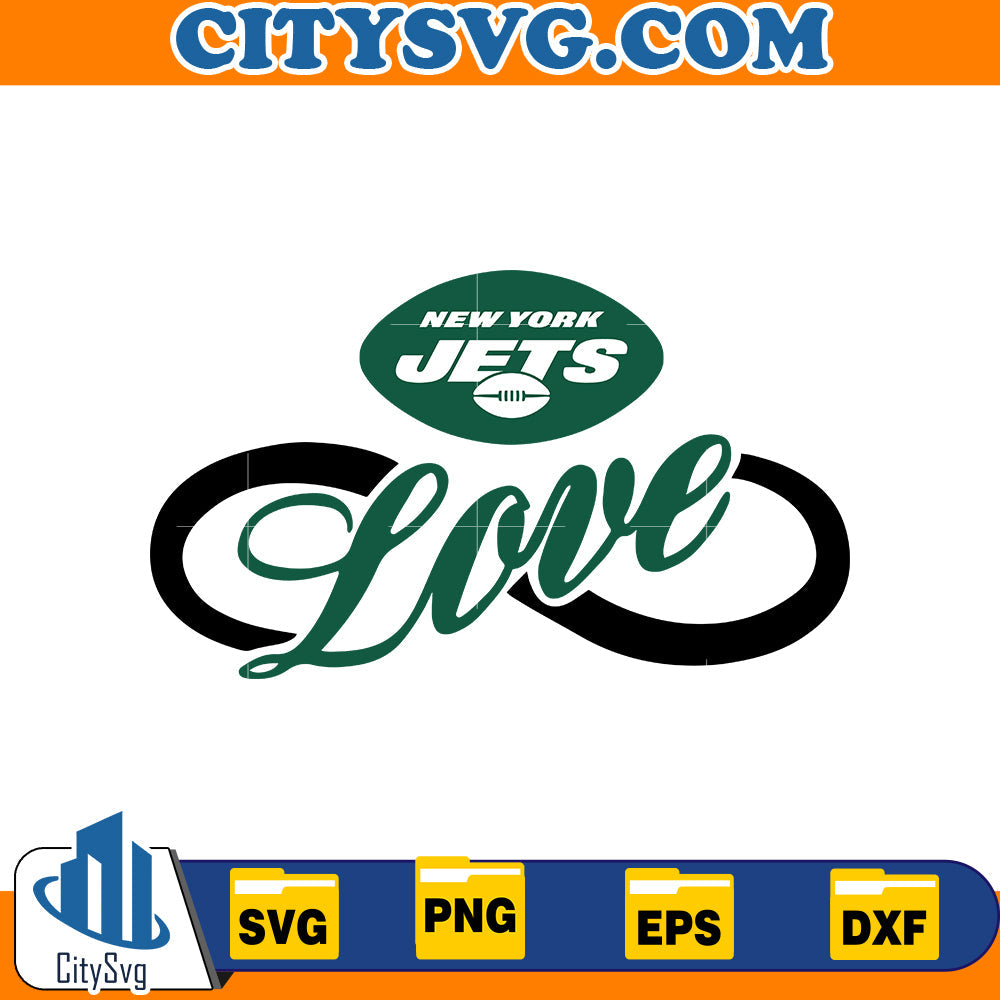 Love New York Jets Svg