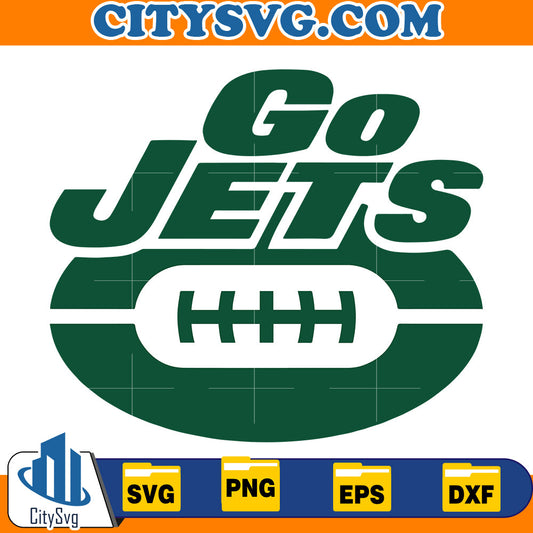 Go New York Jets Svg