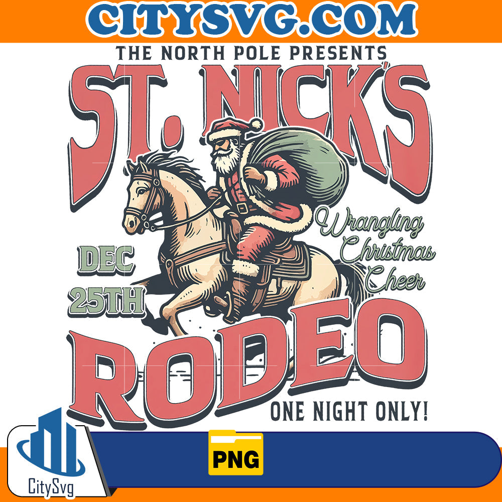 ST Nick's Rodeo Png CitySvg