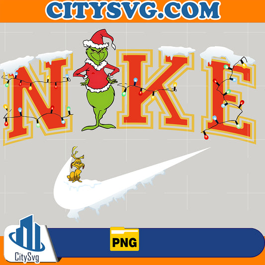 NikeGrinchChristmasPng