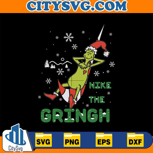 NikeTheGrinchChristmasSvg