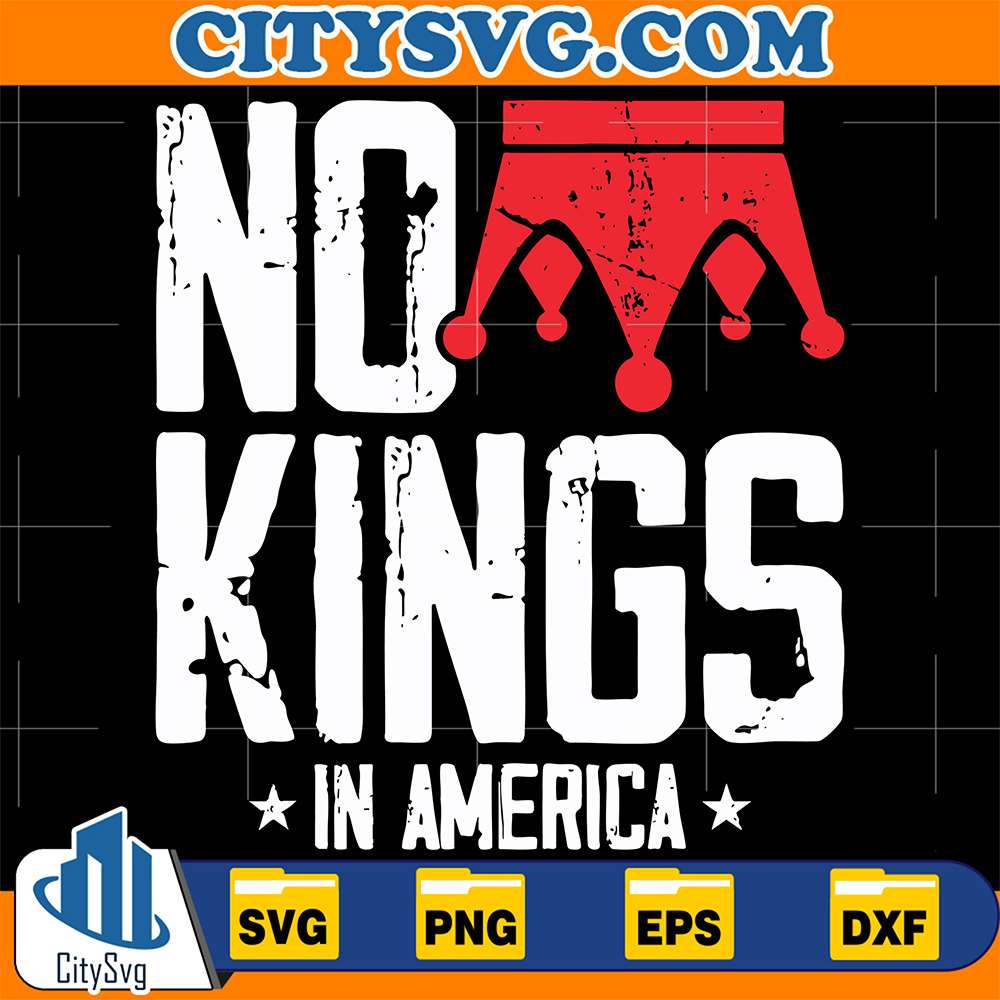 No-King-In-America-Svg