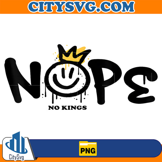No-Kings-Day-2025-Protest-Sign-Smile-Face-Nope-Png