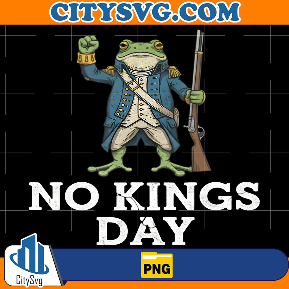 No Kings Day Portland Frog Protest Png CitySvg