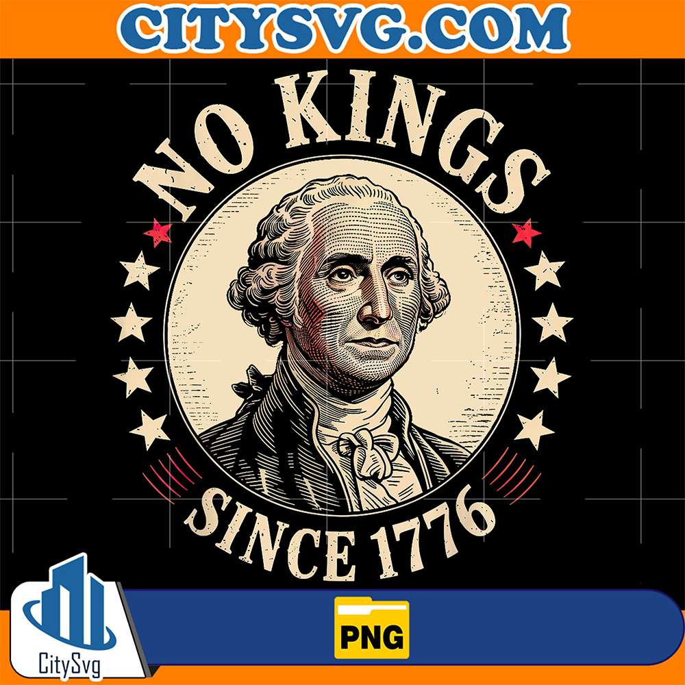 No-Kings-In-America-1776-Png