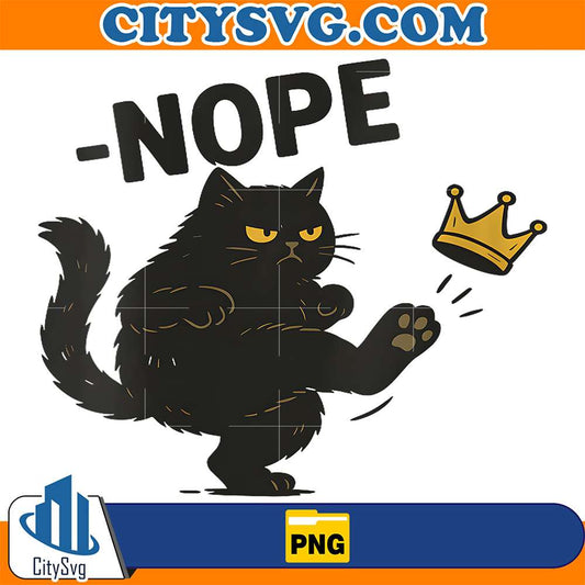 No-Kings-In-America-Black-Cat-Png