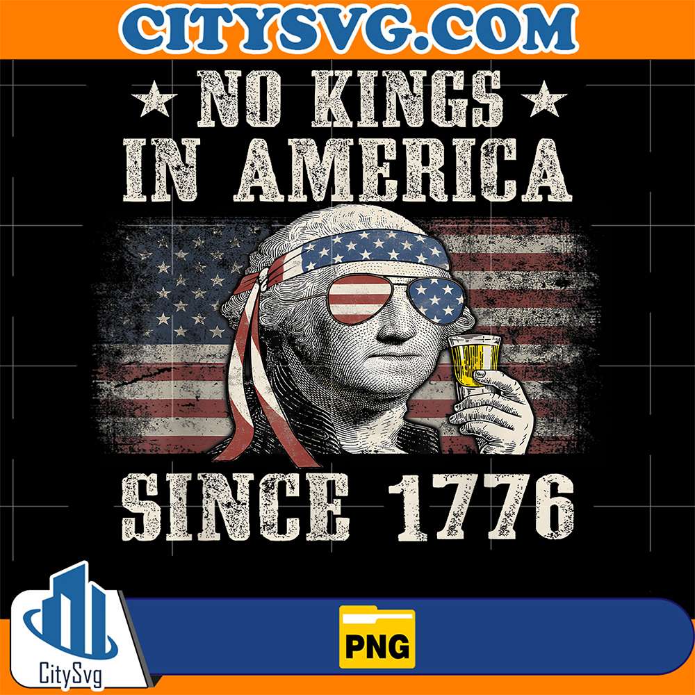 No-Kings-In-America-Since-1776-4th-Of-July-Png