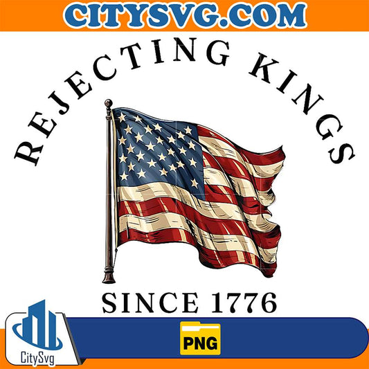 No-Kings-In-America-We-The-People-Resist-USA-Flag-4th-July-Png