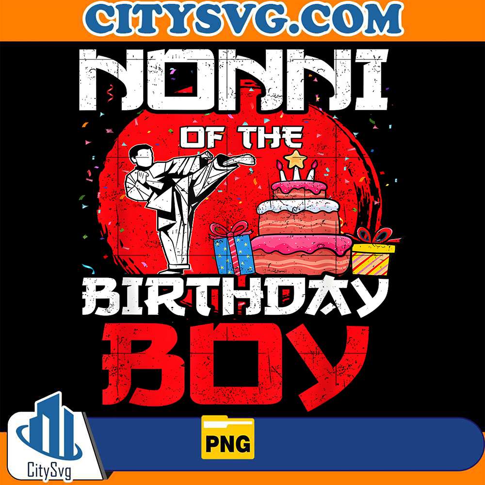 Nonni-Of-The-Birthday-Boy-Karate-Taekwondo-Png