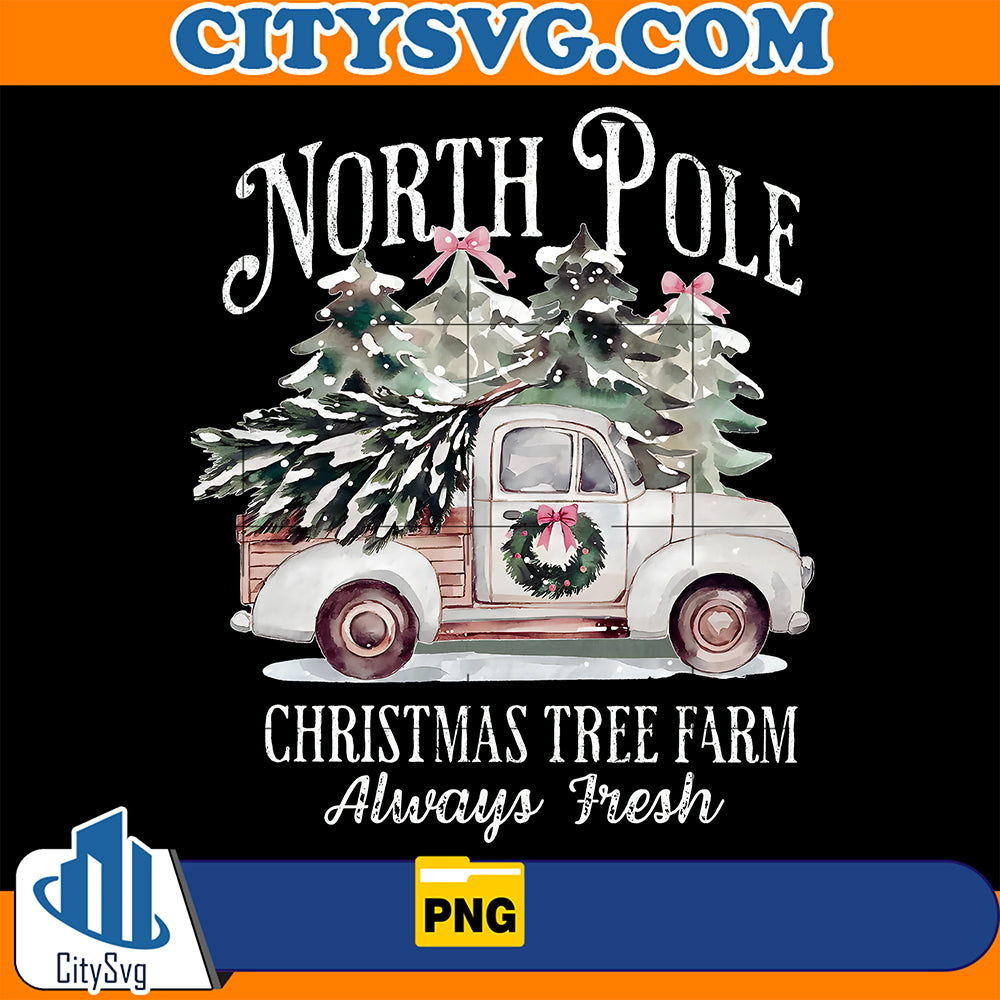 NorthPoleChristmasTreeFarmAlwaysFreshPng