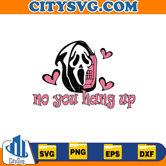 No you hang up Svg, Ghostface Svg