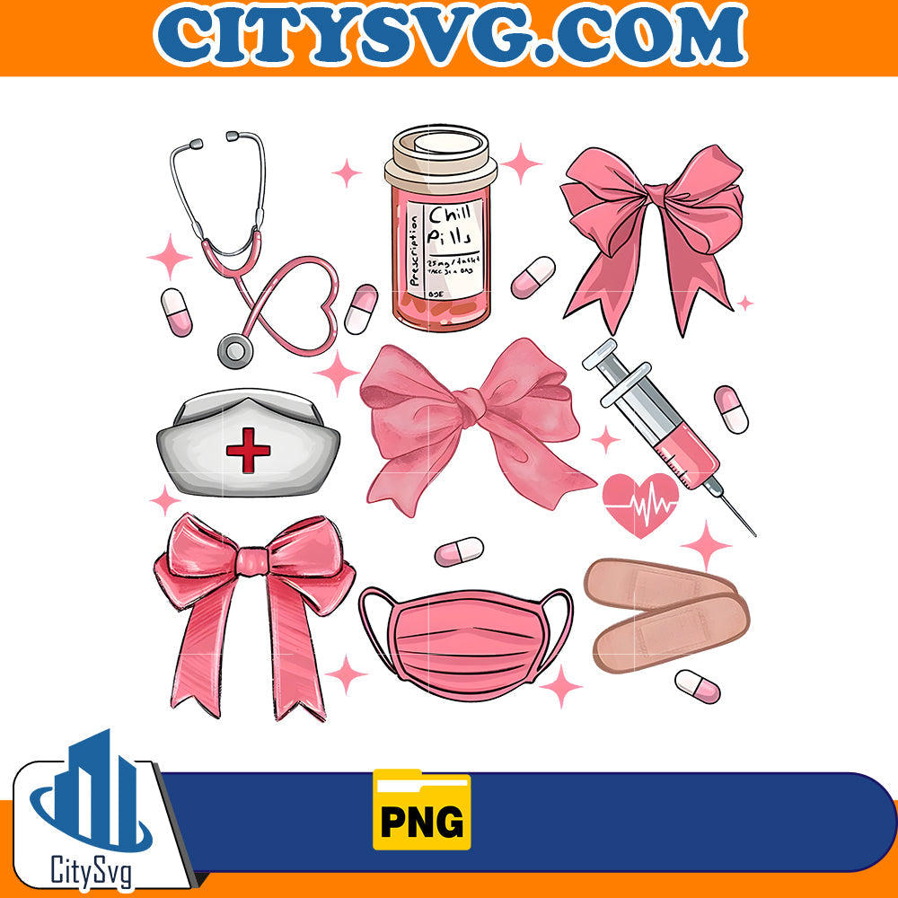 Nurse Coquette Bow Png CitySvg