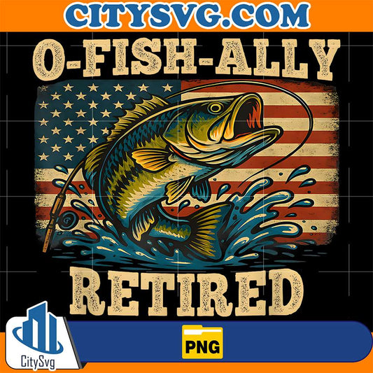 O-Fish-Ally-Retired-Fishing-American-Flag-Png