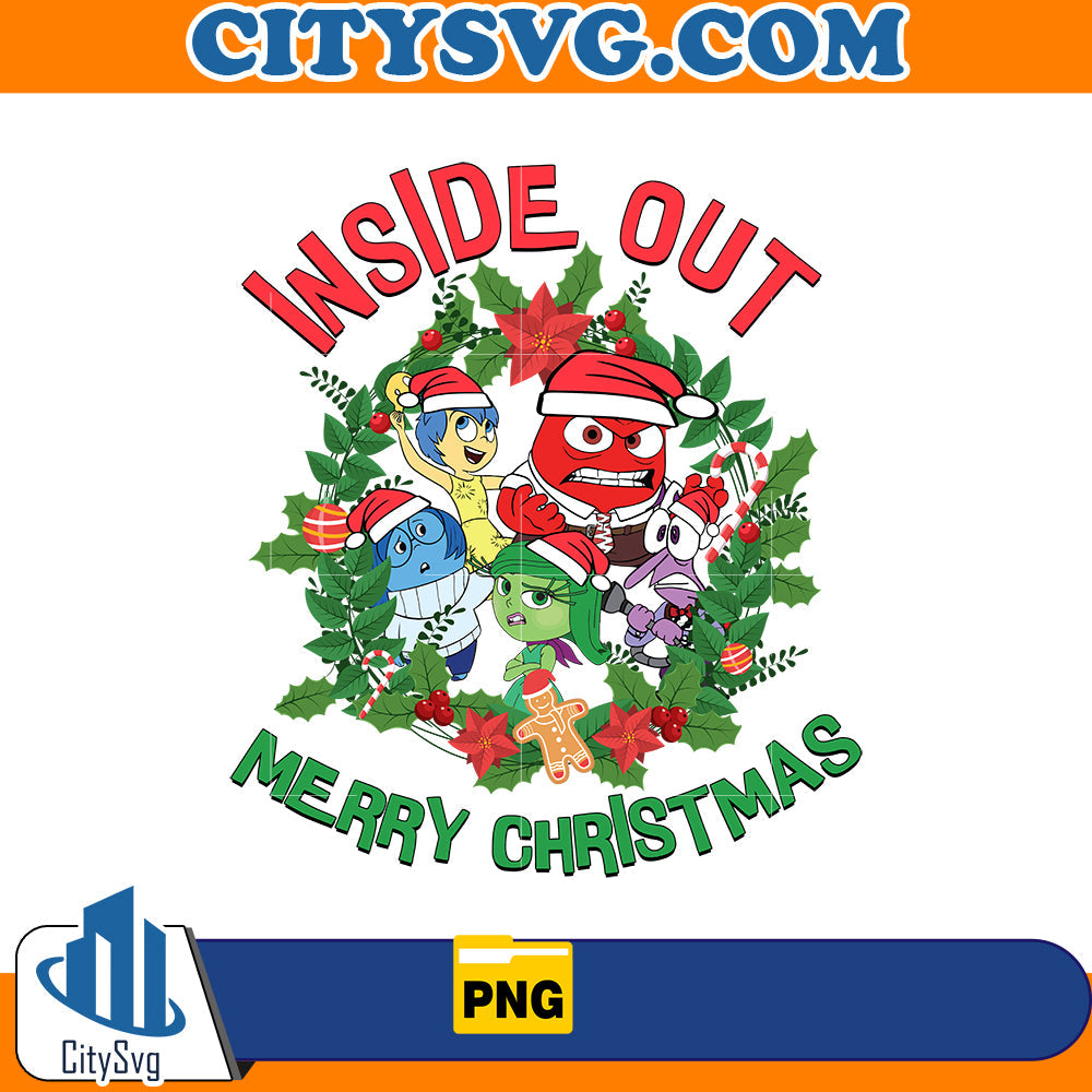 Inside Out Merry Christmas Png CitySvg