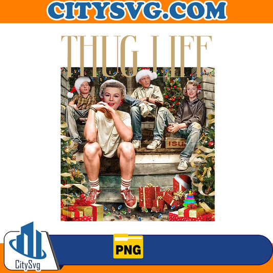 Thug Life Christmas Movie Friends Png CitySvg