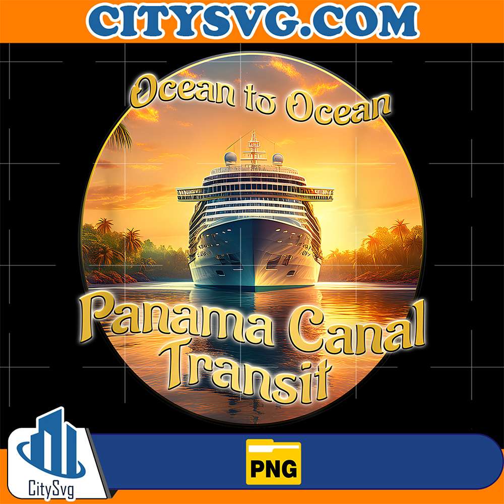 Ocean-To-Ocean-Panama-Canal-Cruise-Ship-Transit-Png