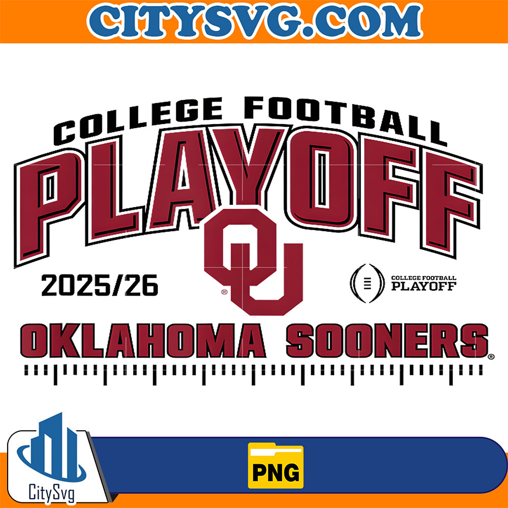 Oklahoma-Sooners-College-Football-Playoff-CFP-2025-26-White-Png