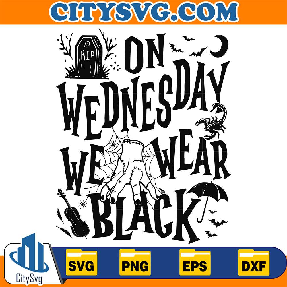 On-Wednesdays-We-Wear-Black-Svg