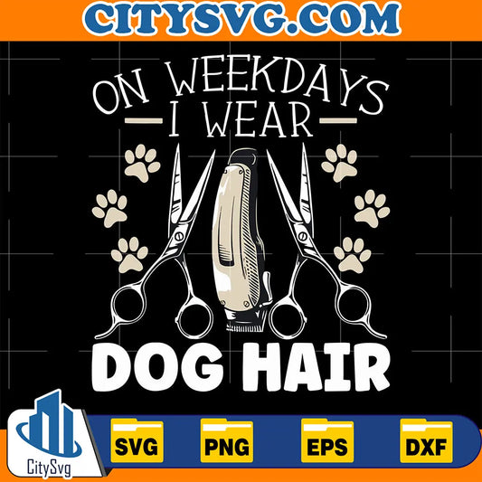 OnWeekdaysIWearDogHairSvg