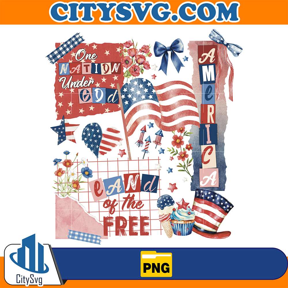 One-Nation-God-America-Land-Of-The-Free-Png