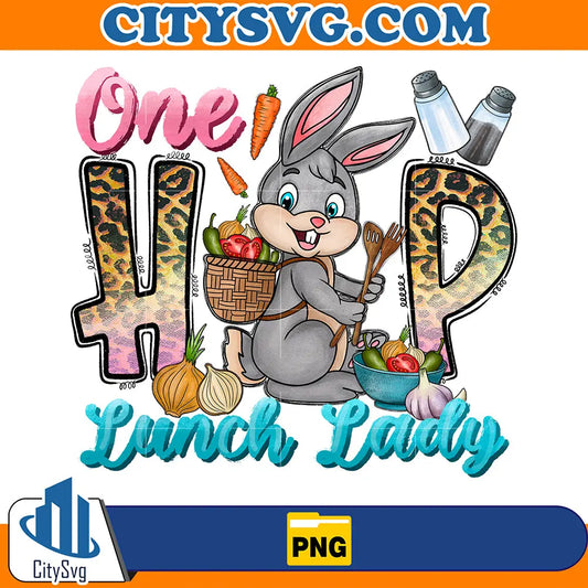 OneHopLunchLadySublimationPng