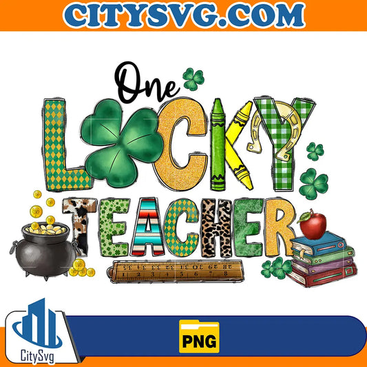OneLuckyTeacherStPatricksDaySublimationPng_2