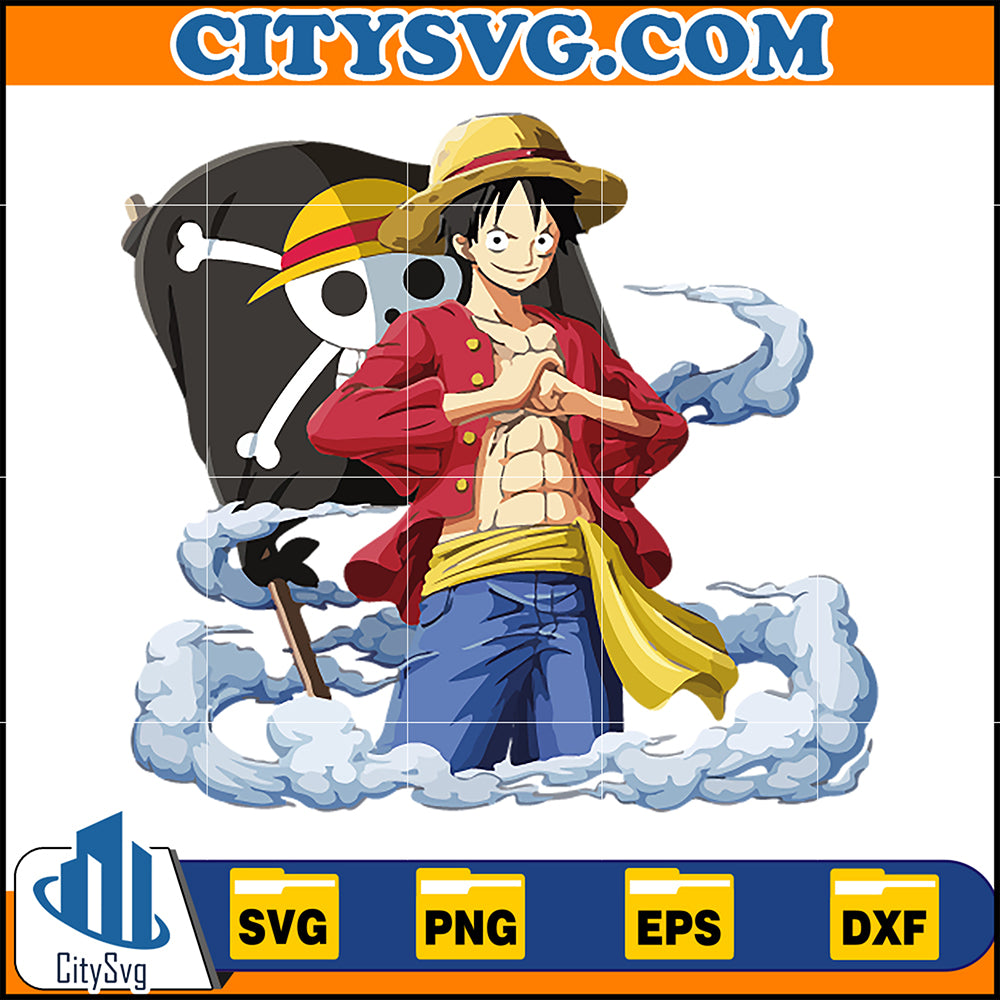 MonkeyD_LuffyOnePieceSvg