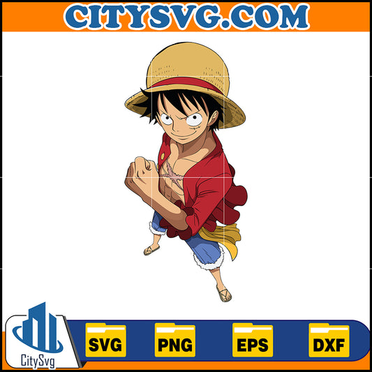 MonkeyD_LuffyOnePieceSvg