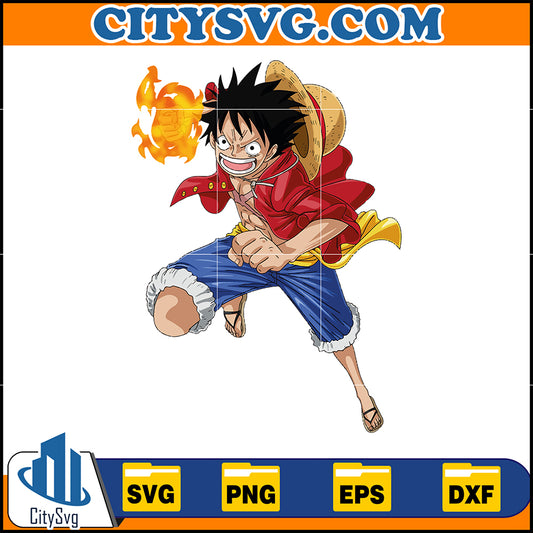 MonkeyD_LuffyOnePieceSvg