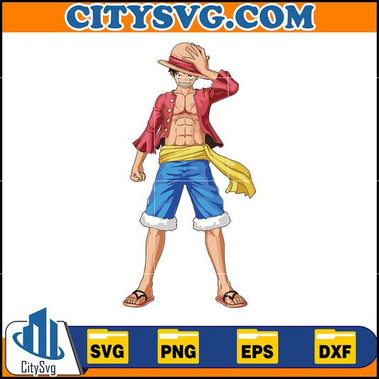 MonkeyD_LuffyOnePieceSvg