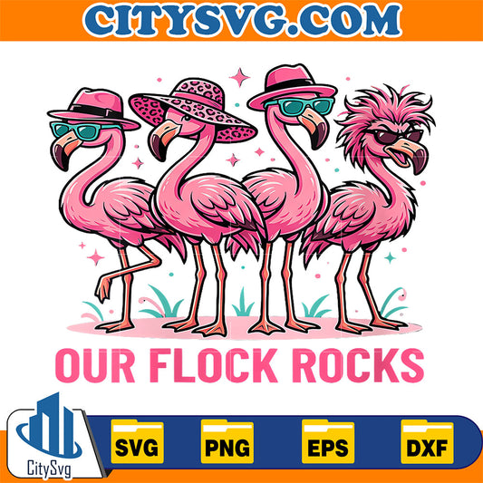 Our-Flock-Rocks-Flamingo-Summer-Vacation-Svg