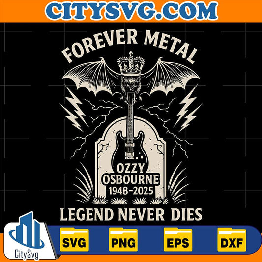 Ozzy Osbourne Svg CitySvg